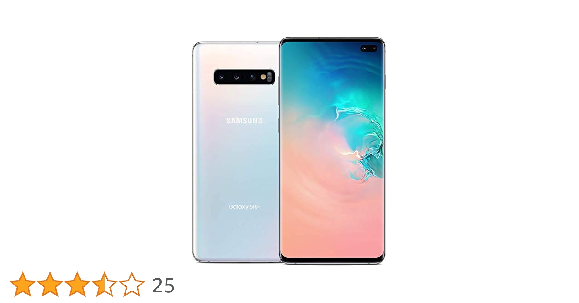 Samsung Galaxy S10+ 128GB Prism White G975W Unlocked Phone